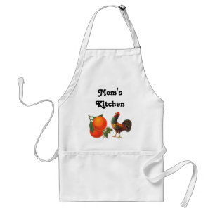 Delantal Naranjas y Personalizado de gallos Crate Art Apron