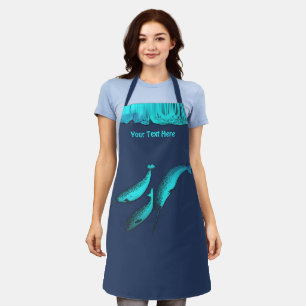 Delantal Narwhal Bajo El Hielo