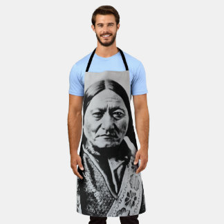 Delantal Nativo Americano: Lakota Toro Sentado Fuerte Bufor