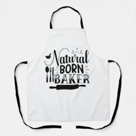Delantal Natural Born Baker