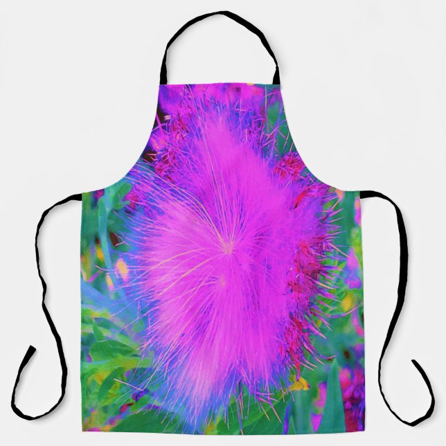 Delantal Naturaleza psicodélica púrpura ultravioleta (Anverso)
