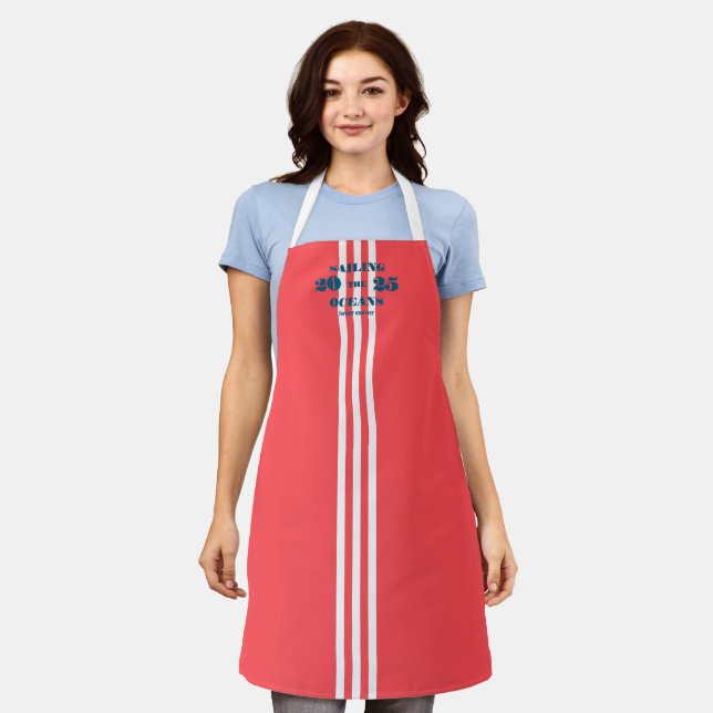 Delantal Nautical Party Apron (Gastado)