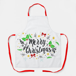 Delantal Navidad Alegre Festiva  
