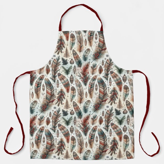 Delantal Navidad Boho (Anverso)