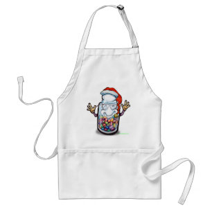 Delantal Navidad de los contadores de haba