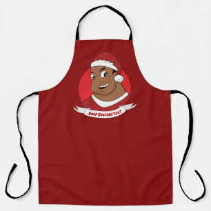 Delantal Navidad padre/ joven personalizado