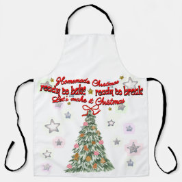 Delantal Navidad rústica Mikitiez vintage acogedora casa de