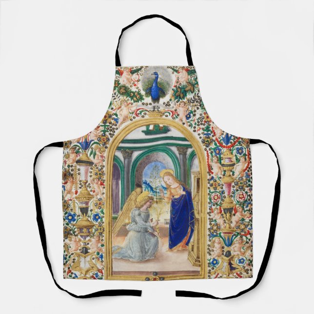 Delantal Navidad Vintage Cristiana  (Anverso)