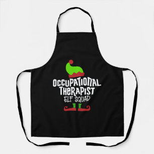 Delantal Navidades al terapeuta ocupacional superior