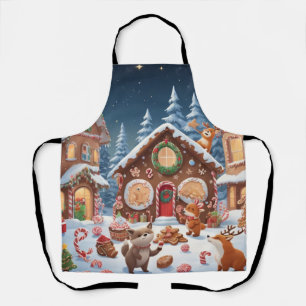 Delantal Navidades Animales y Tratamientos Apron   Festivid