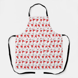 Delantal Navidades Apron de Boogie Woogie Santa Claus
