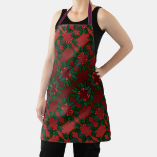 Delantal Navidades Aprons Festividad Holly Apron