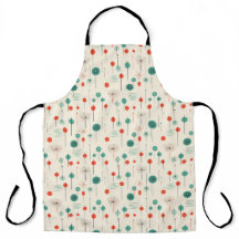 Navidades atómicos rojos y verdes cocinan el aproo