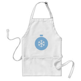 Delantal Navidades azules Ball Apron