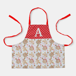 Delantal Navidades Azules Cookies Apron, Apron pequeño