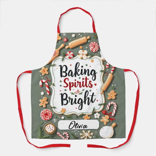 Delantal Navidades Baking Apron (Anverso)