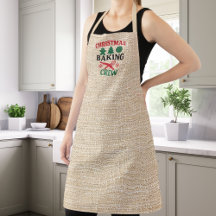 Navidades Baking Crew beige burlap