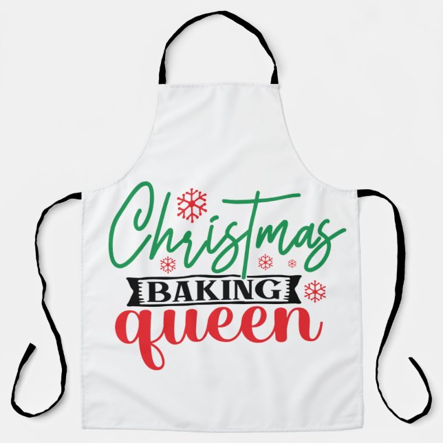 Delantal Navidades Baking Queen (Anverso)