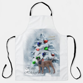 Delantal Navidades belgas de Malinois