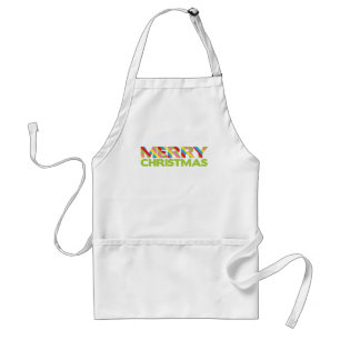 Delantal Navidades brillantes tiras Apron personalizado