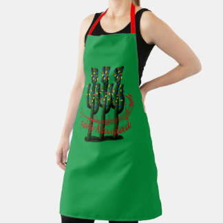 Delantal Navidades Cactus Feliz Navidad PAO