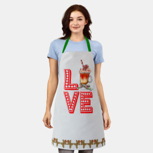 Delantal Navidades cafés cafe Gingerbread Apron