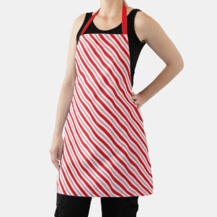 Delantal Navidades Candy Cane Stripe
