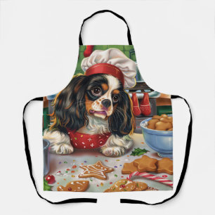 Delantal Navidades Cavalier King Charles Spaniel Baking