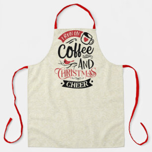 Delantal Navidades Cheer & Coffee Apron