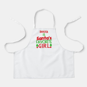 Delantal Navidades Chicas favoritos de Santa María