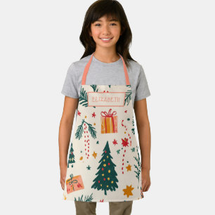 Delantal Navidades Chicas personalizados