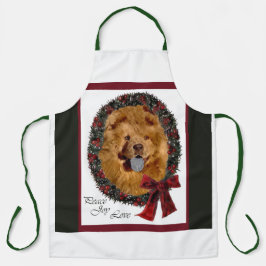 Delantal Navidades Chow Chow