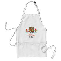 Navidades Cocina Apron con Casa Gingerbread