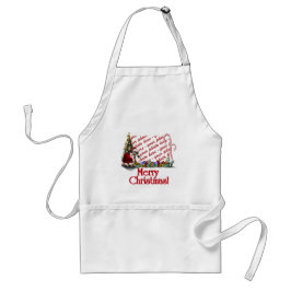 Delantal Navidades con pie de página web