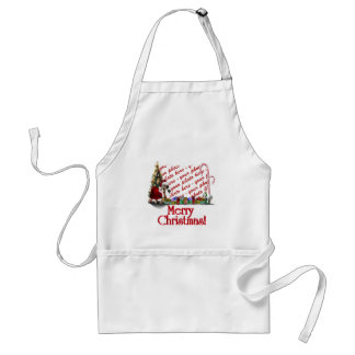 Delantal Navidades con pie de página web