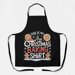 Delantal Navidades Cookie Baking Shirt Gingerbread Baker