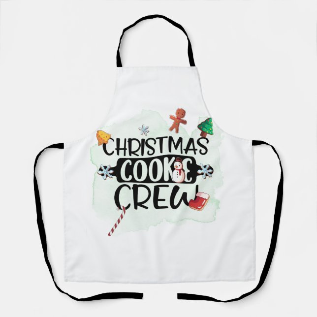 Delantal Navidades Cookie Crew (Anverso)