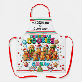 Delantal Navidades Cookie Crew