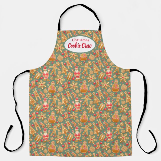 Delantal Navidades Cookie Crew Holiday Kitchen Apron (Anverso)