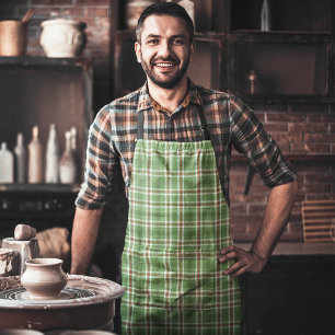 Delantal Navidades cortan rústico plato de vacaciones de gr