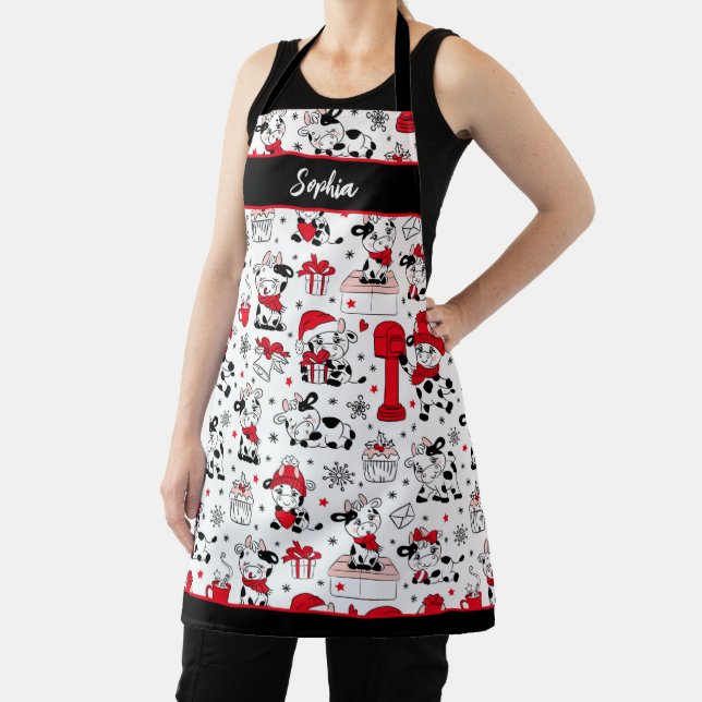 Delantal Navidades cortos Cow Bull (in situ)