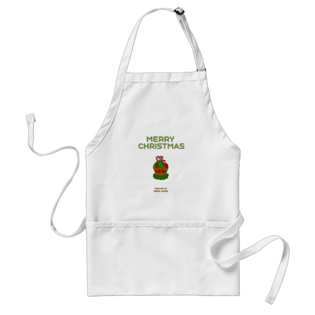 Delantal Navidades Cupcake Apron (Frente)