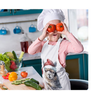 Delantal Navidades Cutos Alpaca, personalizado