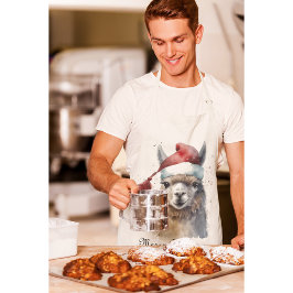 Delantal Navidades Cutos Alpaca, personalizado