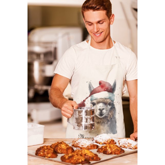 Delantal Navidades Cutos Alpaca, personalizado (Subido por el creador)