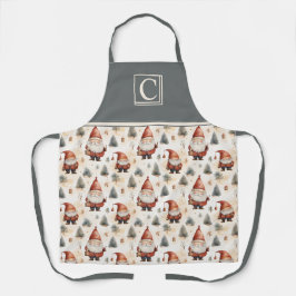 Delantal Navidades de acuarela Santa Claus 2 -