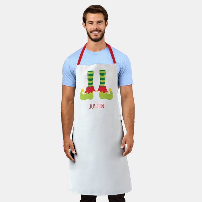 Delantal Navidades de adultos mayores personalizados (Gastado)