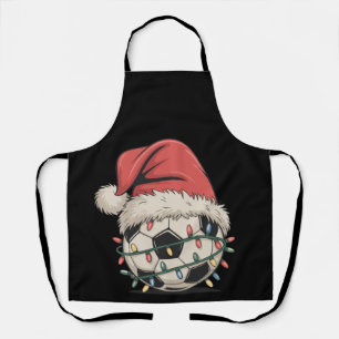 Delantal Navidades de baloncesto Santa Hat Xmas Sports