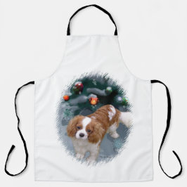 Delantal Navidades de Cavalier King Charles Spaniel