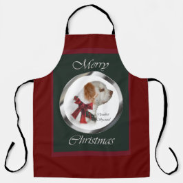 Delantal Navidades de Clumber Spaniel